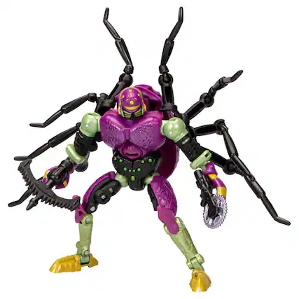 Front. Transformers - Hasbro F7204 5.5 inch Transformers Legacy Evolution Predacon Tarantulas - Black.