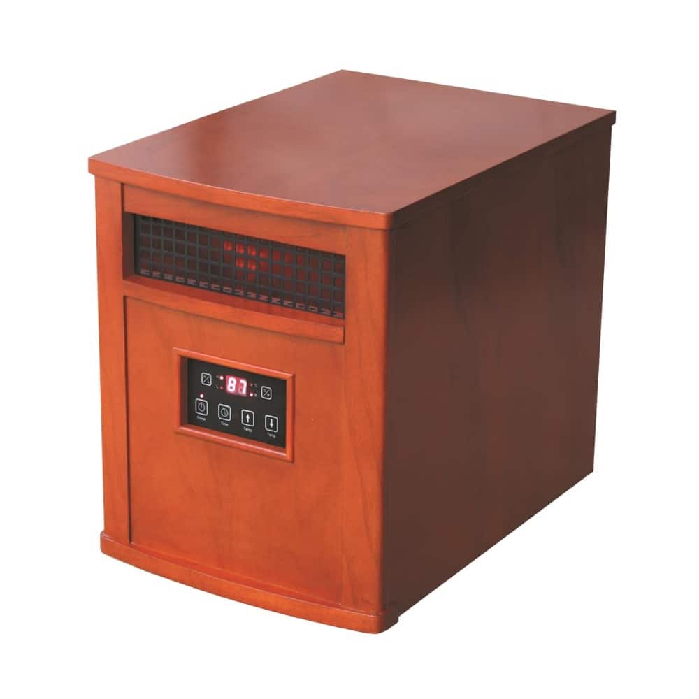 Angle. Comfort Glow - D&H Comfort Glow Electric Heater - Oak/chestnut.