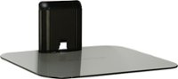 Angle Zoom. Sanus - Foundations Vertical Series On-Wall Component Shelf - Black.