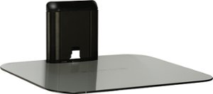 Sanus - Foundations Vertical Series On-Wall Component Shelf - Black - Angle_Zoom