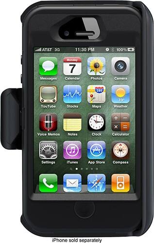 Alt View Standard 2. OtterBox - Defender Series Case for Apple® iPhone® 4 and 4S - Urban Camo.