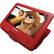 Alt View 11. Sylvania - 9" Portable DVD Player - Red.