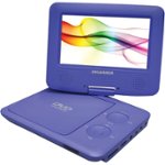 Front Zoom. Sylvania - 7" Portable DVD Player - Purple.