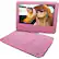 Front. Sylvania - 9" Portable DVD Player - Pink.