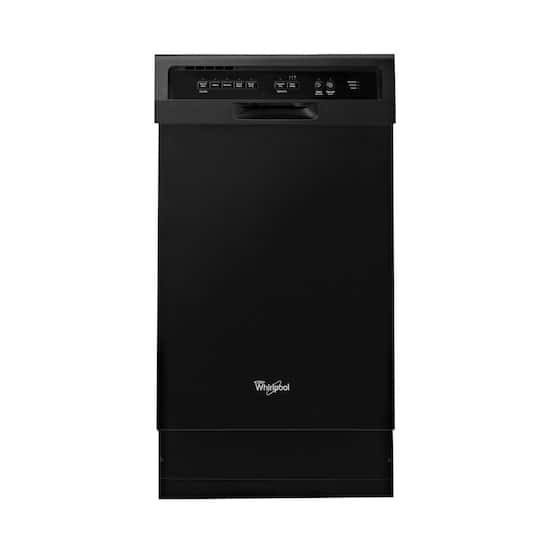 Whirlpool 18 Built In Dishwasher Black Wdf518safb Best Whirlpool 18 Built In Dishwasher Black Front Zoom