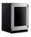Alt View 9. KitchenAid - 5.2 Cu. Ft. Undercounter Refrigerator with Glass Door - Black Cabinet/Stainless Doors.