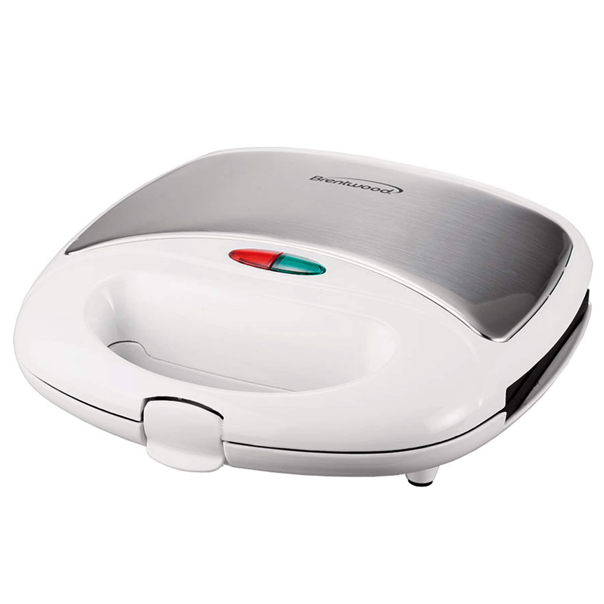 Front. Brentwood - Brentwood Waffle Maker in White - White.