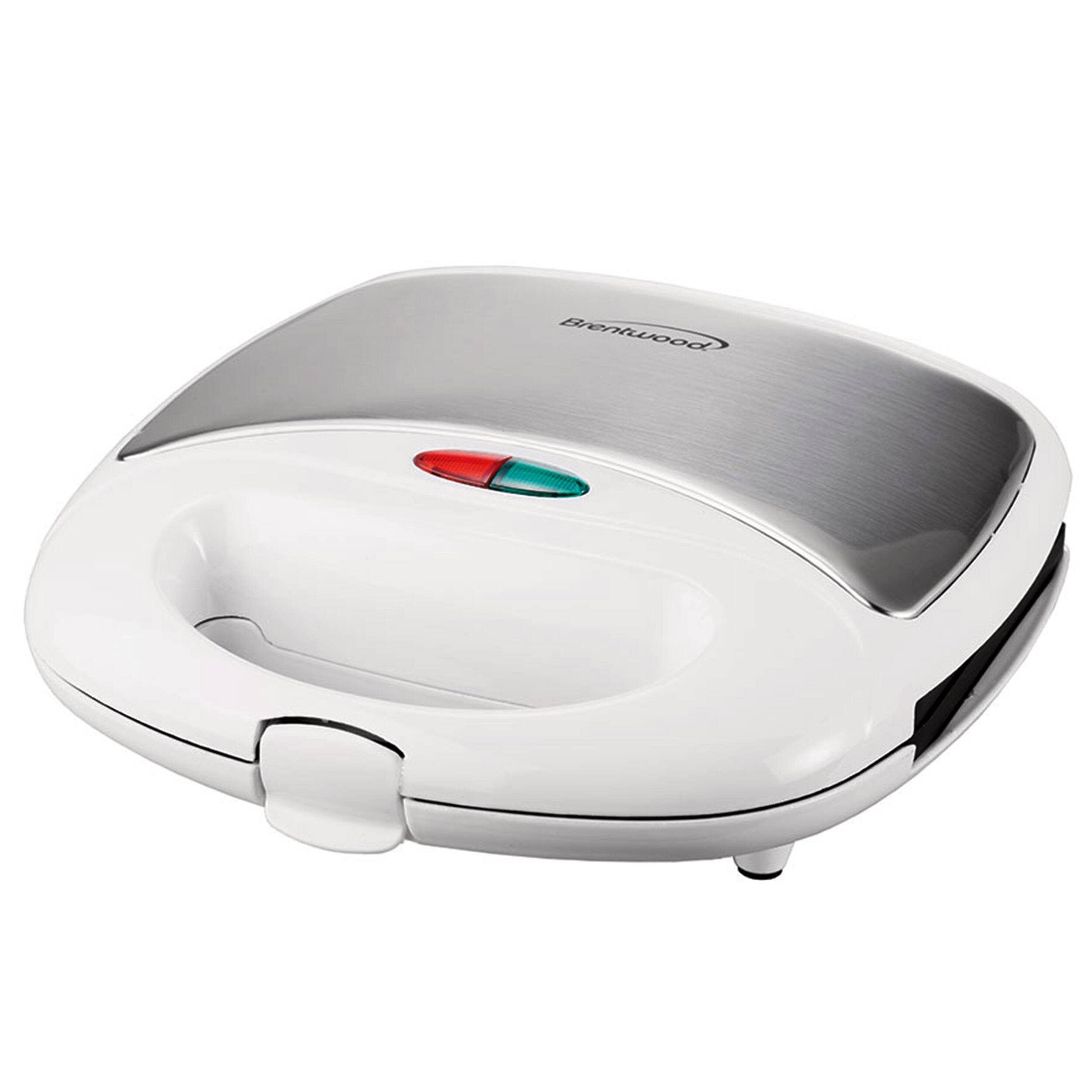 Front. Brentwood - Brentwood Waffle Maker in White - White.