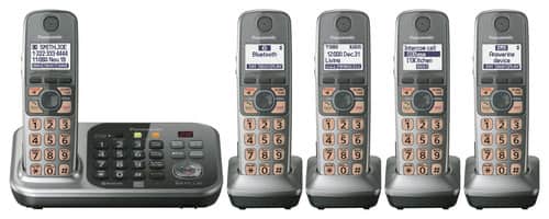 Front Standard. Panasonic - Link-to-Cell DECT 6.0 Plus Expandable Cordless Phone System.