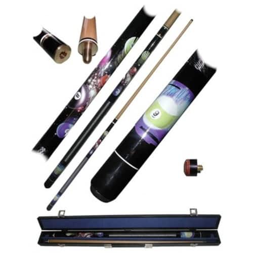 Front Standard. Trademark - 9 Ball Galaxy Hardwood Pool Cue.