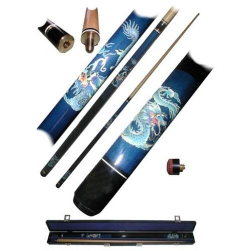 Front Standard. Trademark - Blue Dragon Hardwood Pool Cue.
