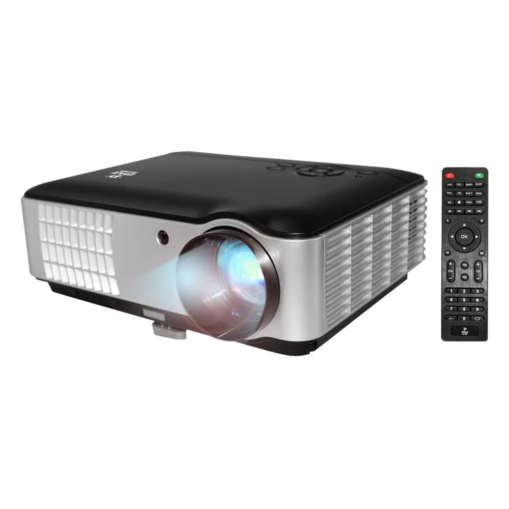 Front. PYLE - PRJLE78 LCD Projector - Black, Silver.