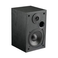 MTX - Monitor Series 5-1/4" 200W 2-way Bookshelf Speakers (Pair) - Black ash - Front_Zoom