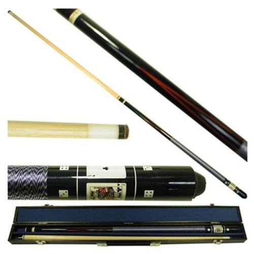 Front Standard. Trademark - Royal Flush Hardwood Pool Cue - Black/Red.