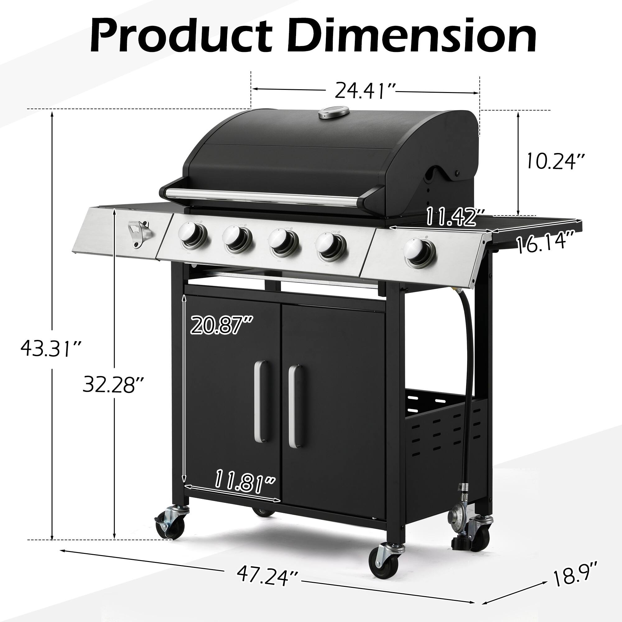 Product Dimension  
24.41" 10.24" 11.42" 16.14" 43.31" 32.28" 20.87" 11.81" 47.24" 18.9"