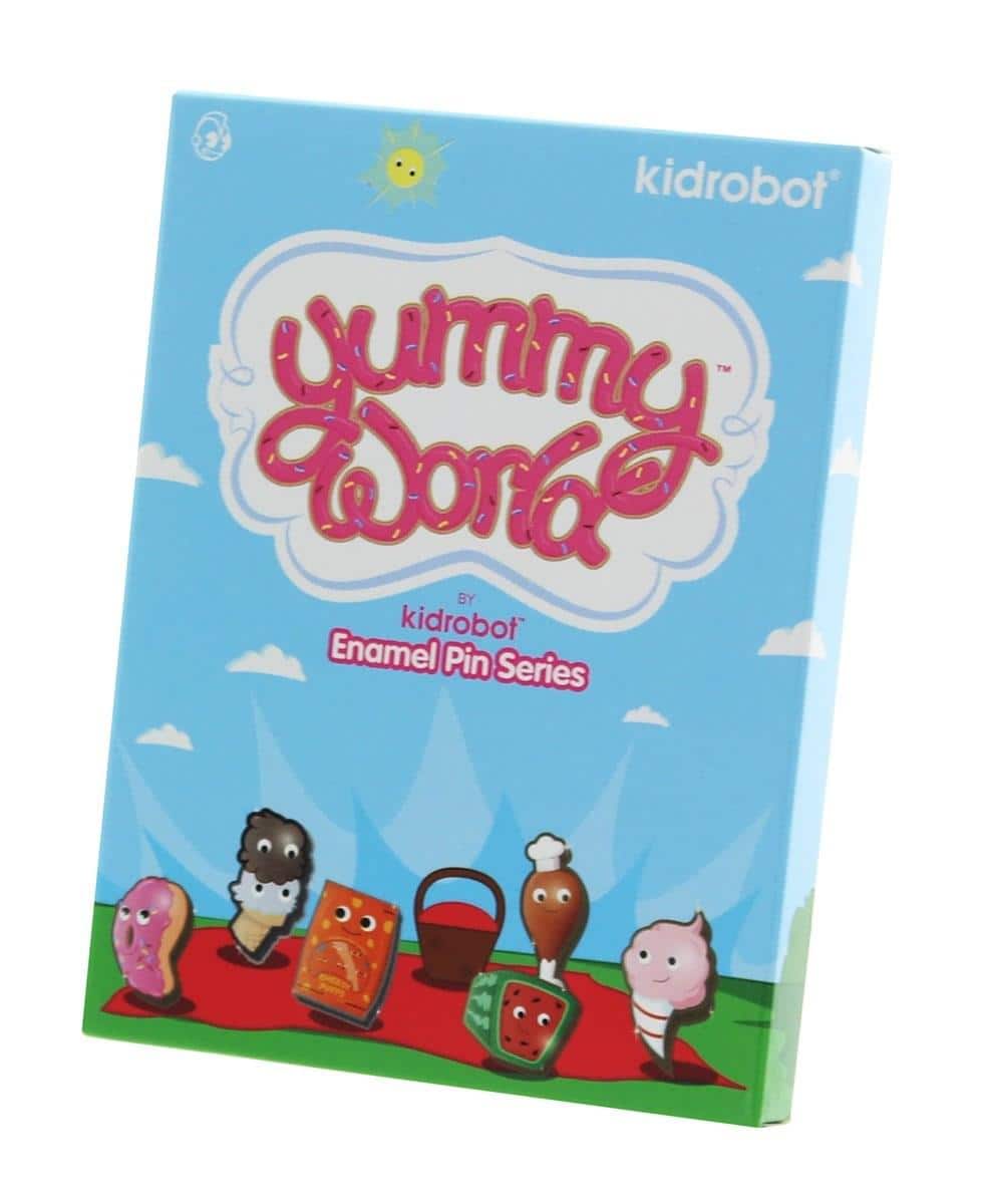Kidrobot - Yummy World Blind Box Enamel Pin, One Random - Multi-Color