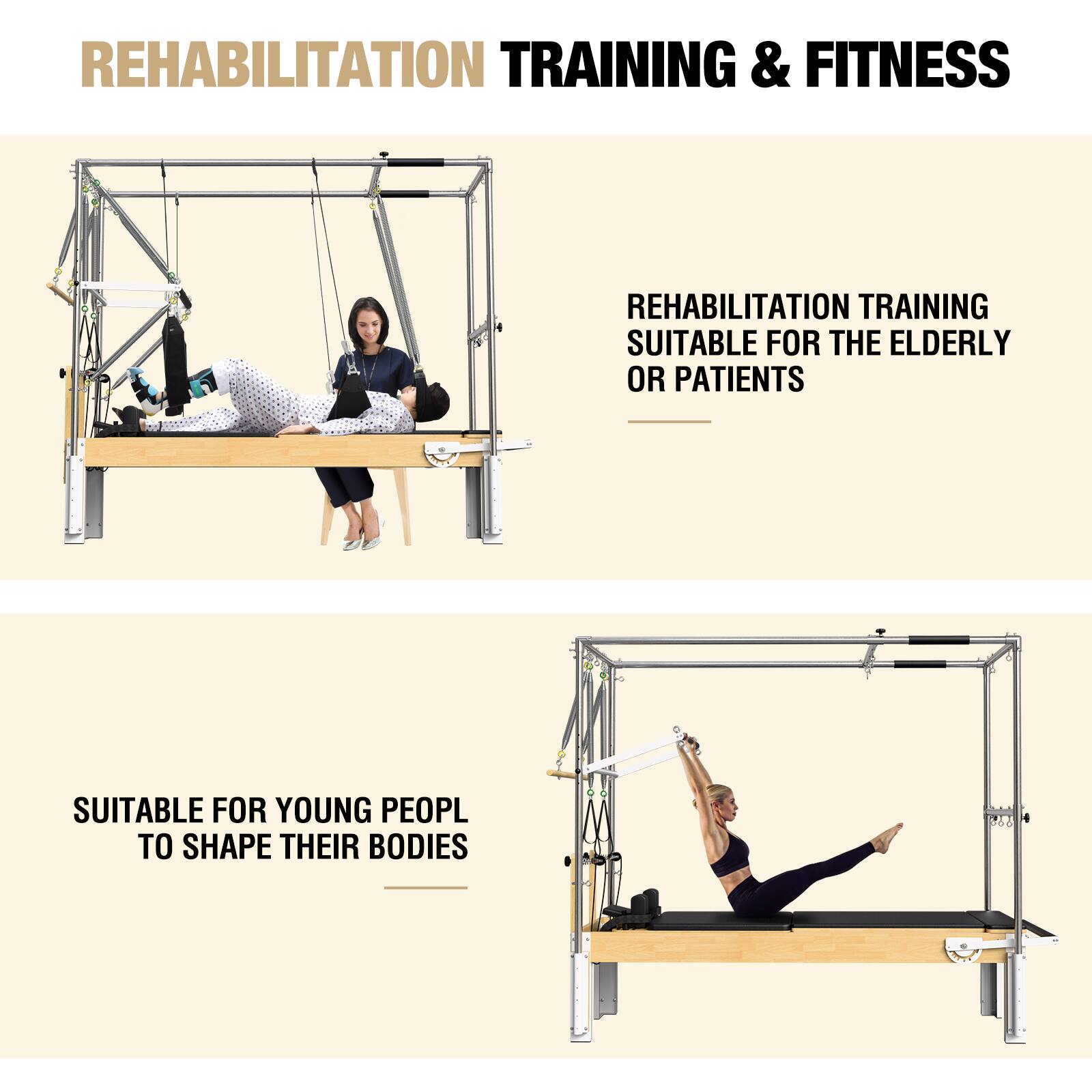 REHABILITATION TRAINING & FITNESS

REHABILITATION TRAINING SUITABLE FOR THE ELDERLY OR PATIENTS

SUITABLE FOR YOUNG PEOPLE TO SHAPE THEIR BODIES