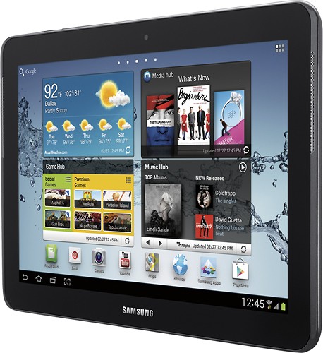 thee duim Reflectie Best Buy: Samsung Galaxy Tab 2 10.1 16GB Titanium Silver GT-P5113TSYXAR
