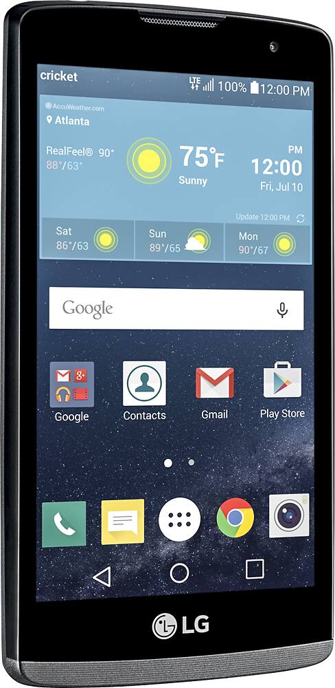 Best Buy: Cricket Wireless LG Risio 4G LTE With 8GB Memory Prepaid Cell ...