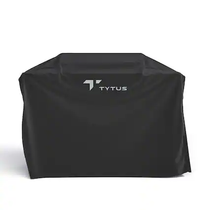 Front. TYTUS Grills - 4-Burner Cover - Black.