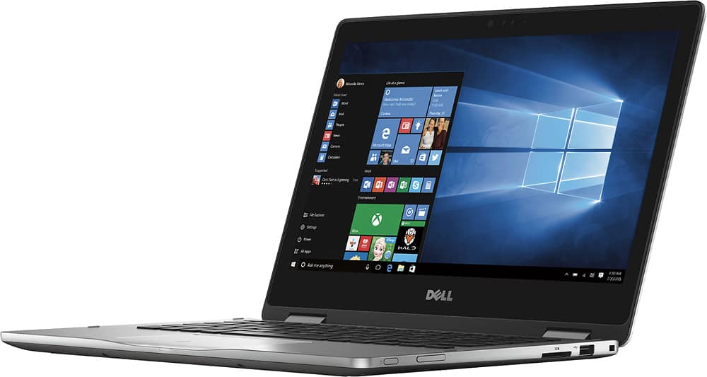 Left. Dell - Inspiron 2-in-1 13.3" Touch-Screen Laptop - Intel Core i7 - 12GB Memory - 512GB Solid State Drive.
