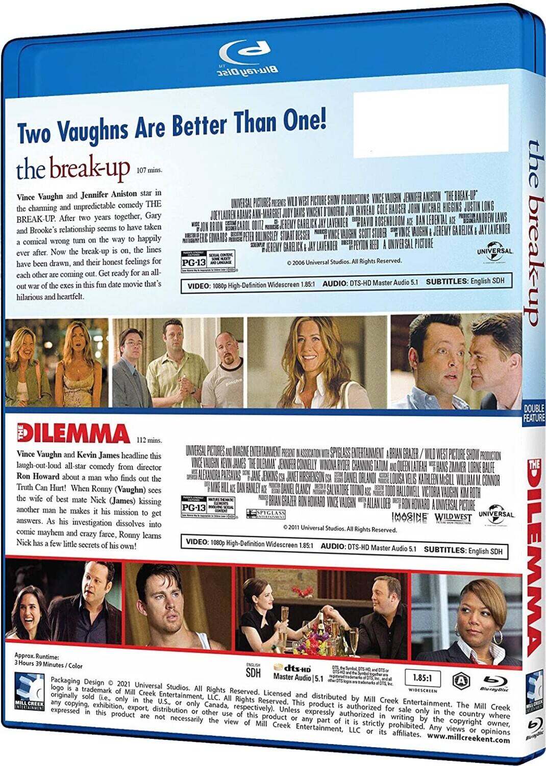 Alt View 1. The Break-Up / The Dilemma   - BLU-RAY.