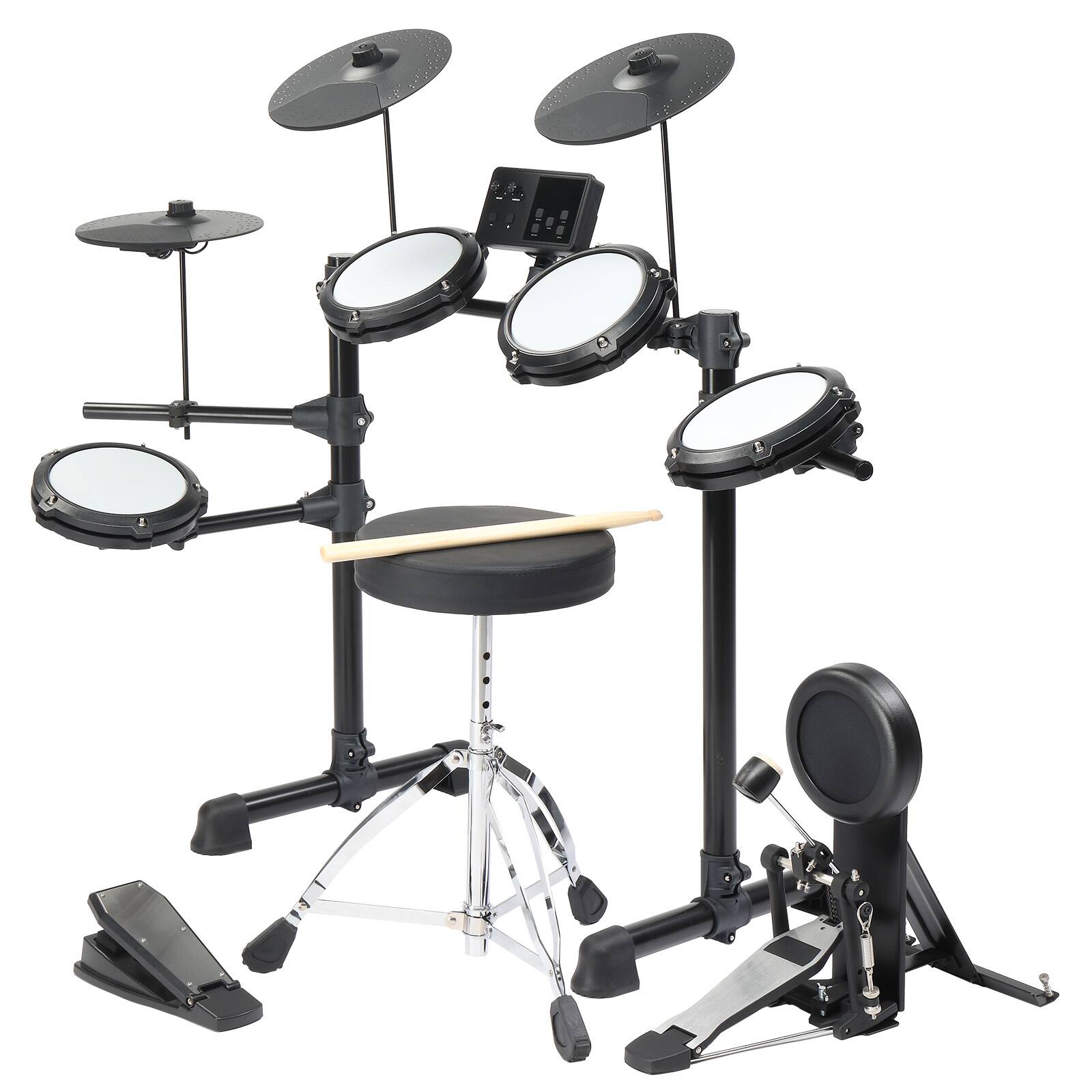Front. Winado - Electric Drum Set Electronic Drum Kit 150 Sound Headphon for Beginners & Adults.