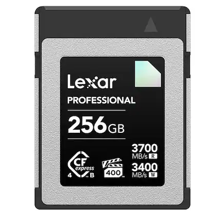 Lexar PROFESSIONAL 256GB 3700 MB/s R 3400 MB/s W CF express 4 400