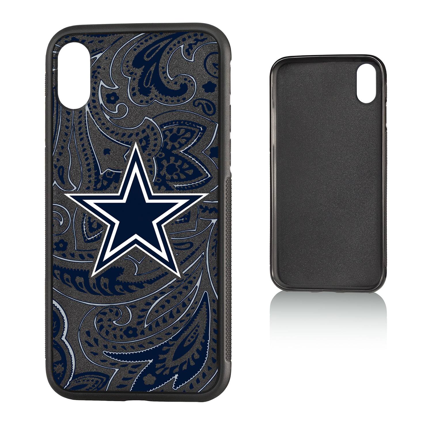 Alt View 2. Keyscaper - Dallas Cowboys iPhone Paisley Design Bump Case - 16 Plus - Multicolor.