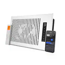 AC Infinity - AIRTAP T6, Smart Register Booster Fan 6" x 10" - White