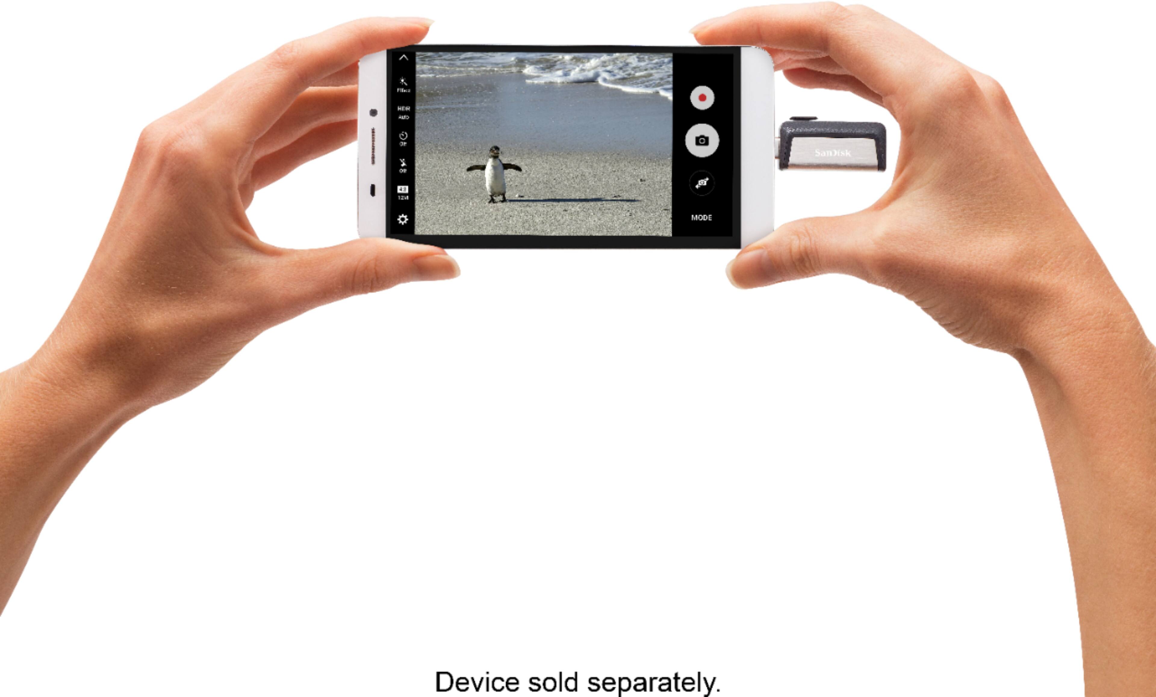 Alt View 20. SanDisk - Ultra 32GB USB 3.1, USB Type-C Flash Drive.