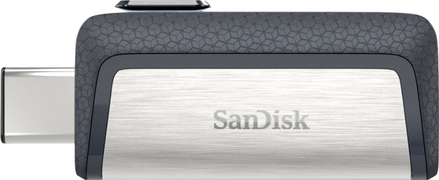Front. SanDisk - Ultra 128GB USB 3.1, USB Type-C Flash Drive.