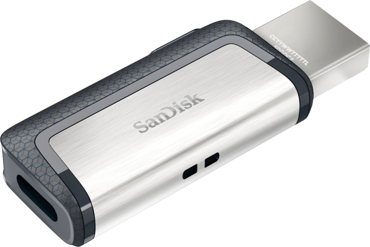 Sandisk Ultra USB 3.1 1Type-C 128 Go Clé USB Noir