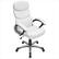 Front. LumiSource - Lumisource Doctorate Office Chair in White - White.
