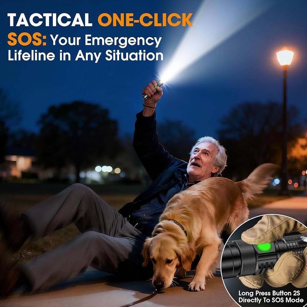 TACTICAL ONE-CLICK SOS: Your Emergency Lifeline in Any Situation

Long Press Button 2S Directly To SOS Mode