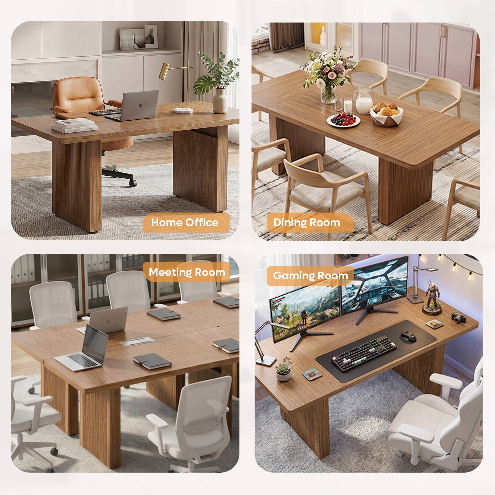 Home Office  
Dining Room  
Meeting Room  
Gaming Room