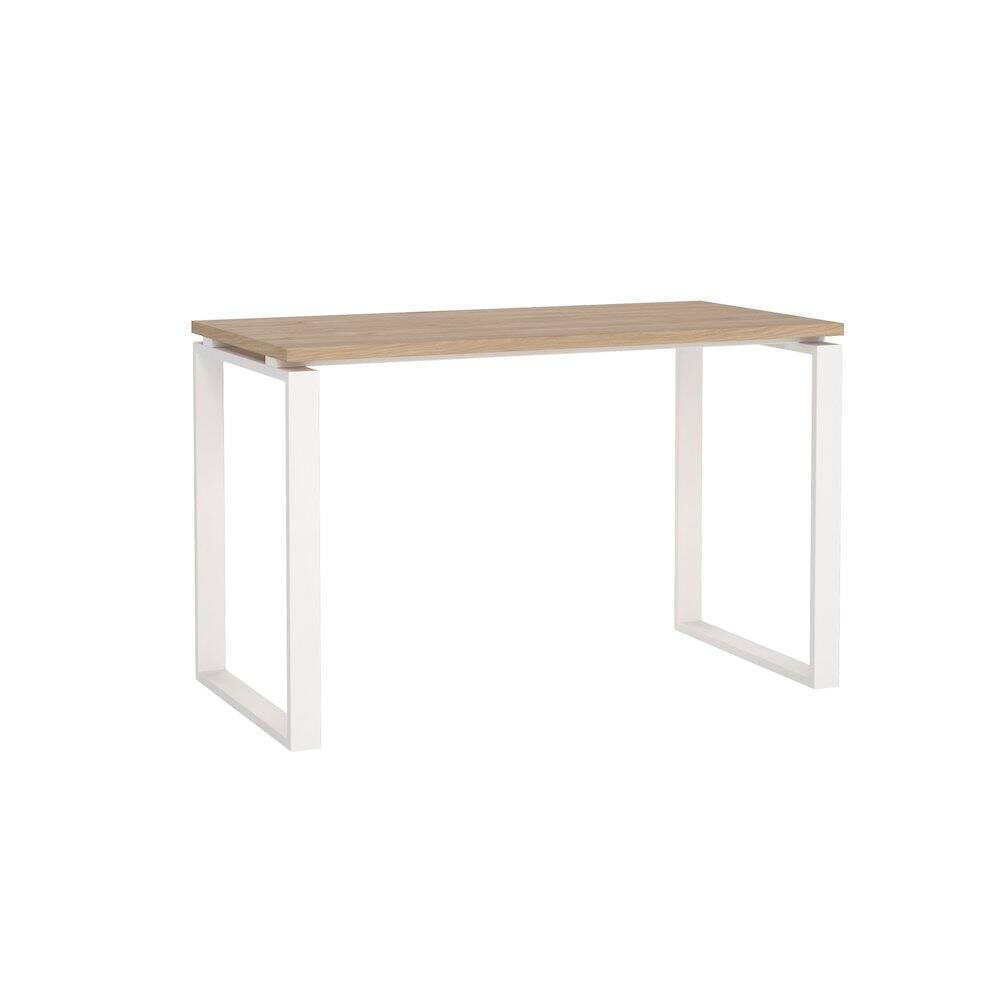 Alt View 1. Tvilum - Sign Home Office Writing Office Desk, Jackson Hickory/White - Brown.