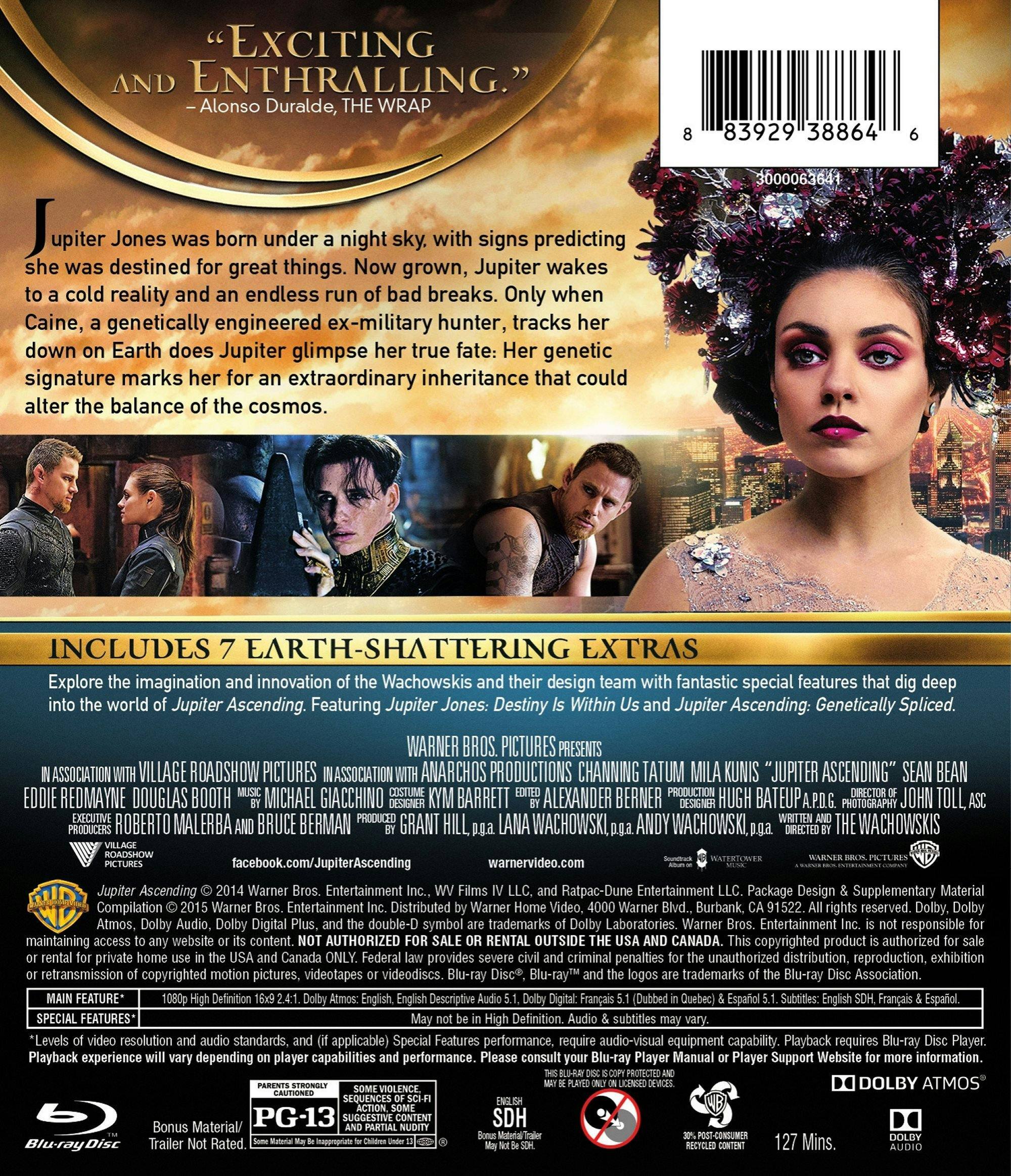 Angle. Jupiter Ascending [Blu-ray].