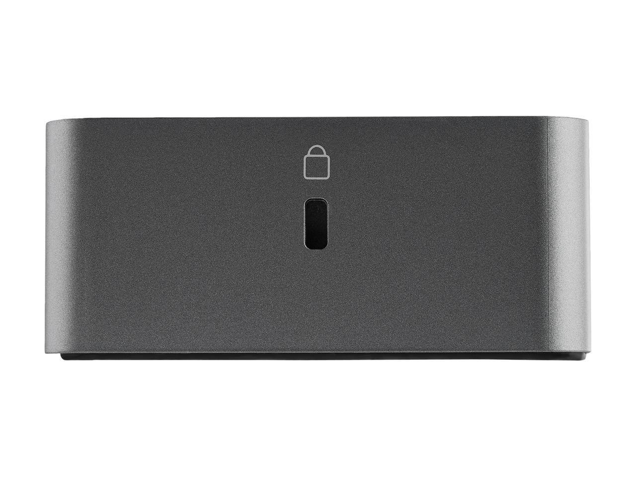 Alt View 8. StarTech.com - StarTech.com Black & Space Gray DK30C2DPEP Dual 4K Universal Laptop Docking Station - USB-C / USB 3.0 - 100W PD.