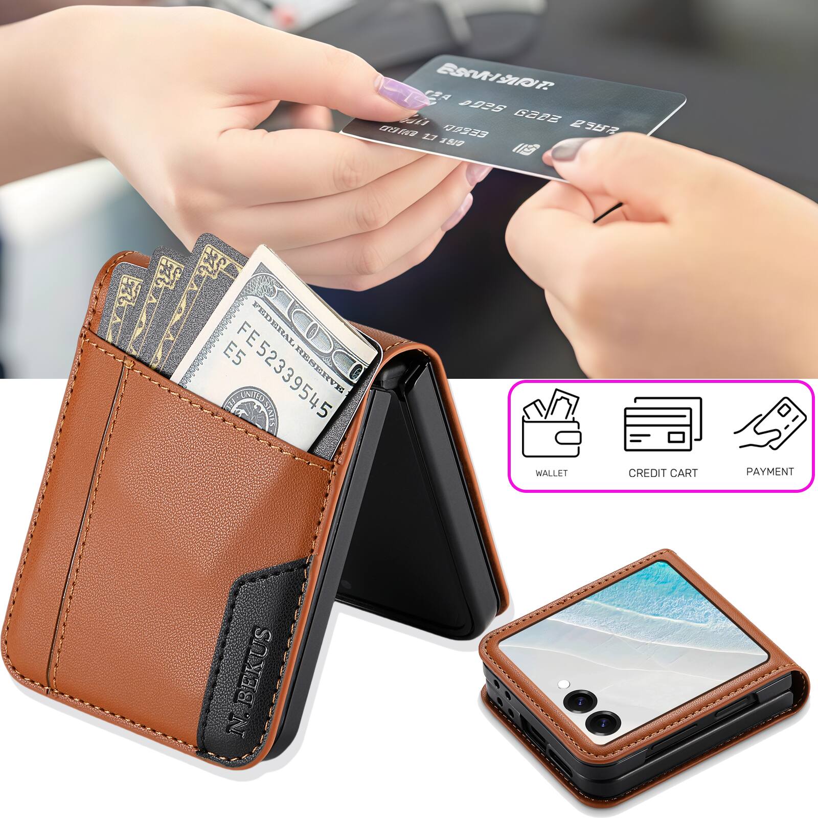 12A ESCLYPT. 025 G202 2562 1.1 EESOU 1517  
E5 FEDERAL FEE FE52339545 UNITED STATES N. BEKUS  
WALLET  
CREDIT CARD  
PAYMENT