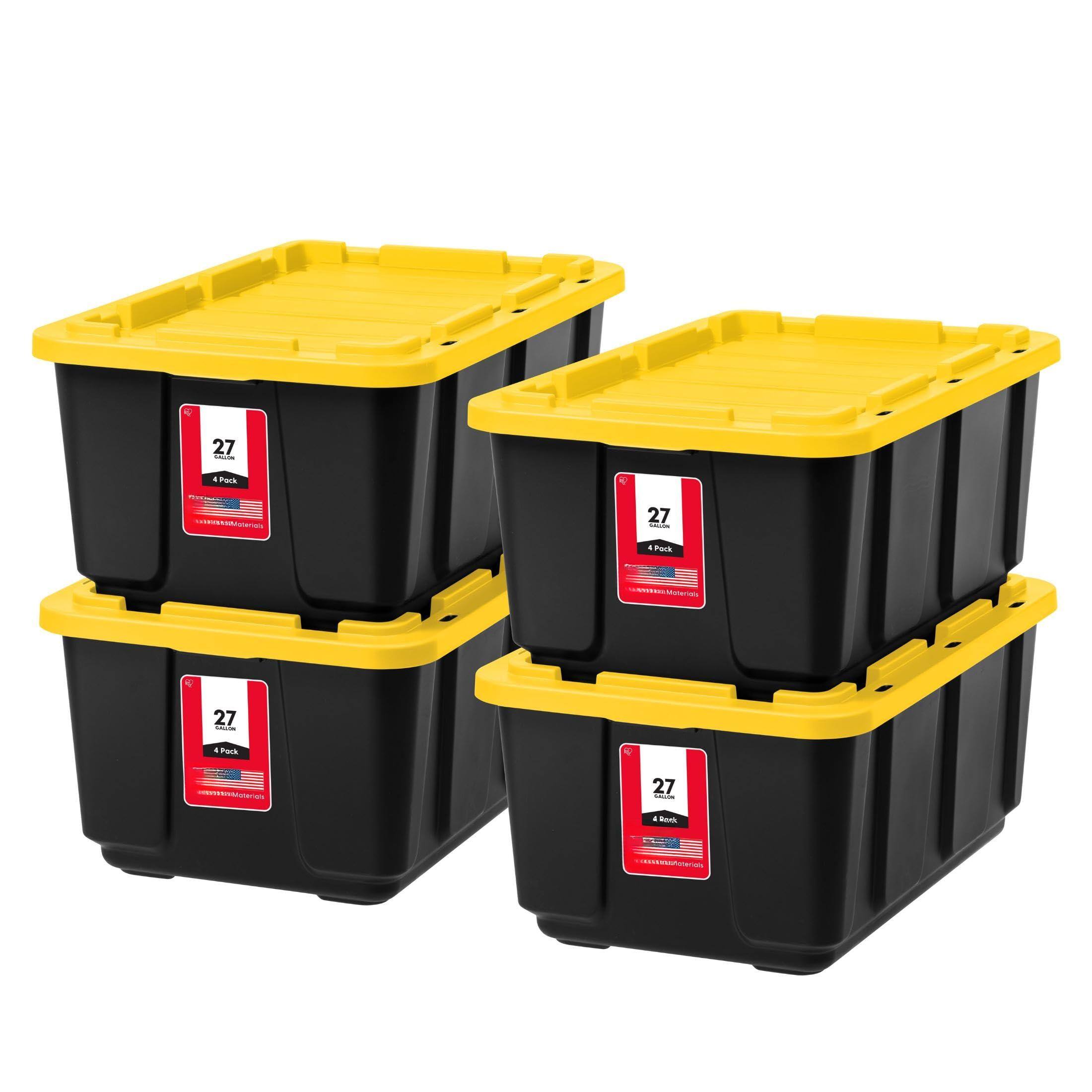 Black/Yellow 27 Gallon