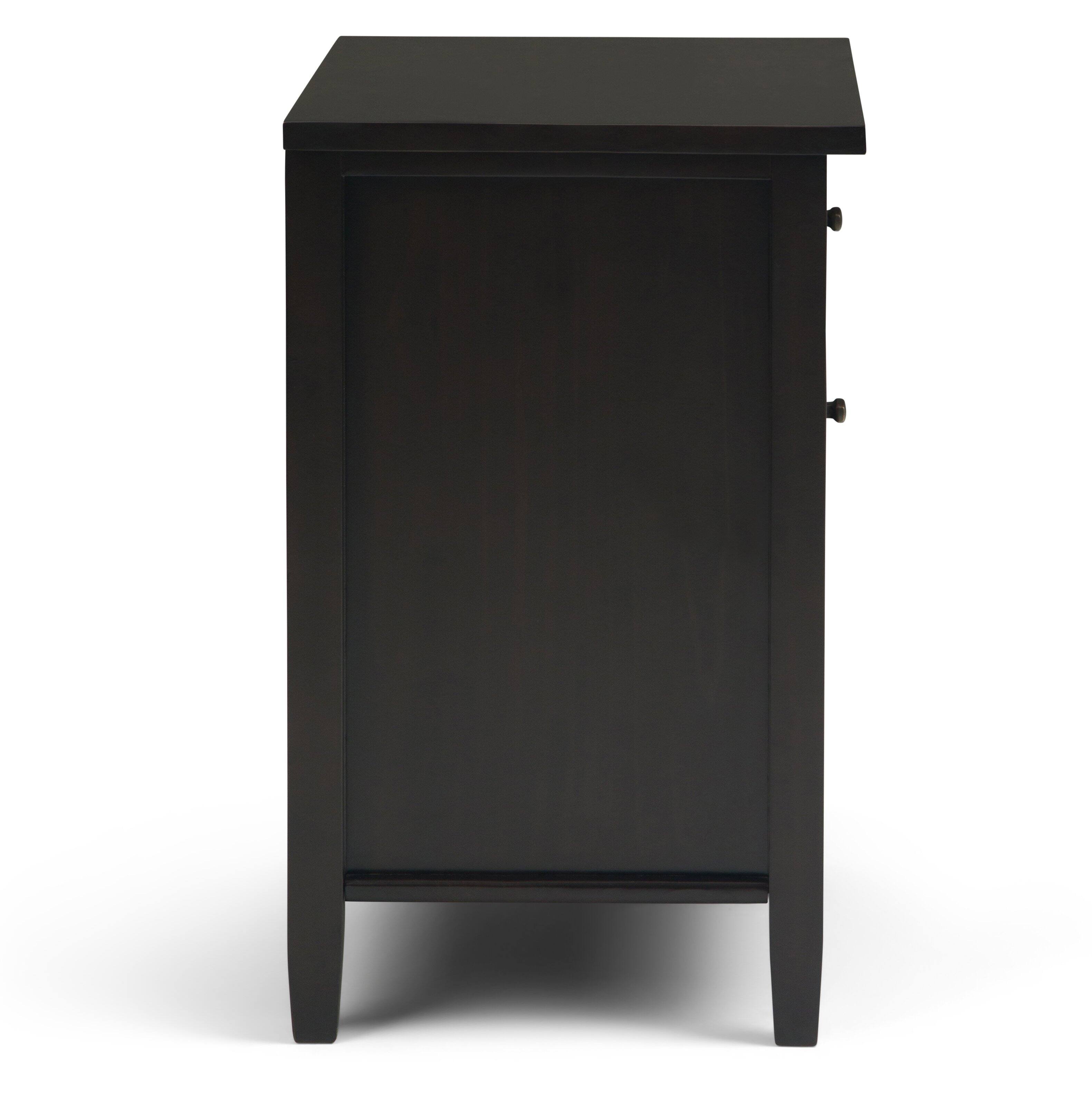 Alt View 16. Simpli Home - Warm shaker solid wood 24 inch wide transitional bedside nightstand table - Hickory Brown.