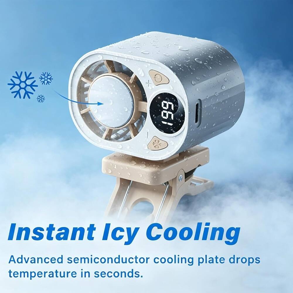 Instant Icy Cooling  
Advanced semiconductor cooling plate drops temperature in seconds.