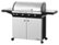 Angle Zoom. Cadac - Stratos 4 Gas Grill - Stainless-Steel.