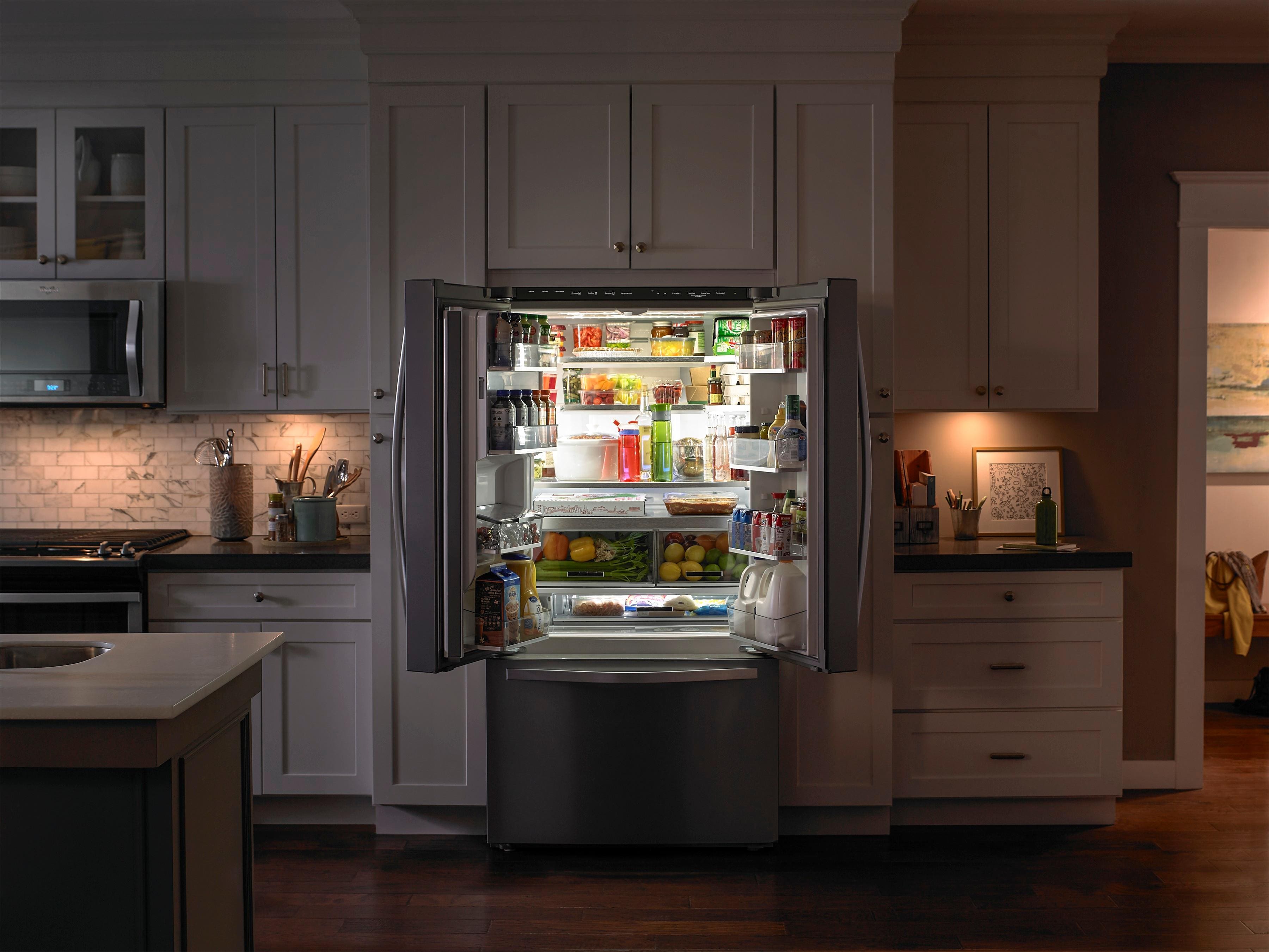 Best Buy: Whirlpool 31 Cu. Ft. French Door Refrigerator WRF993FIFM