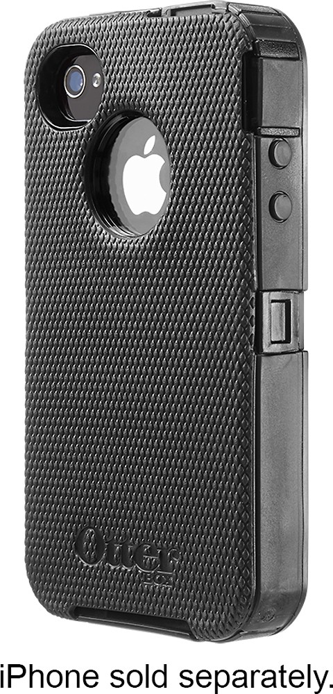 Utilgængelig overskud Væve OtterBox Defender Series Case for Apple® iPhone® 4 and 4S Black  63-1573-05-BB - Best Buy