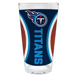 Great American Products - Tennessee Titans 16oz. Game Ball Pint Glass - Brown