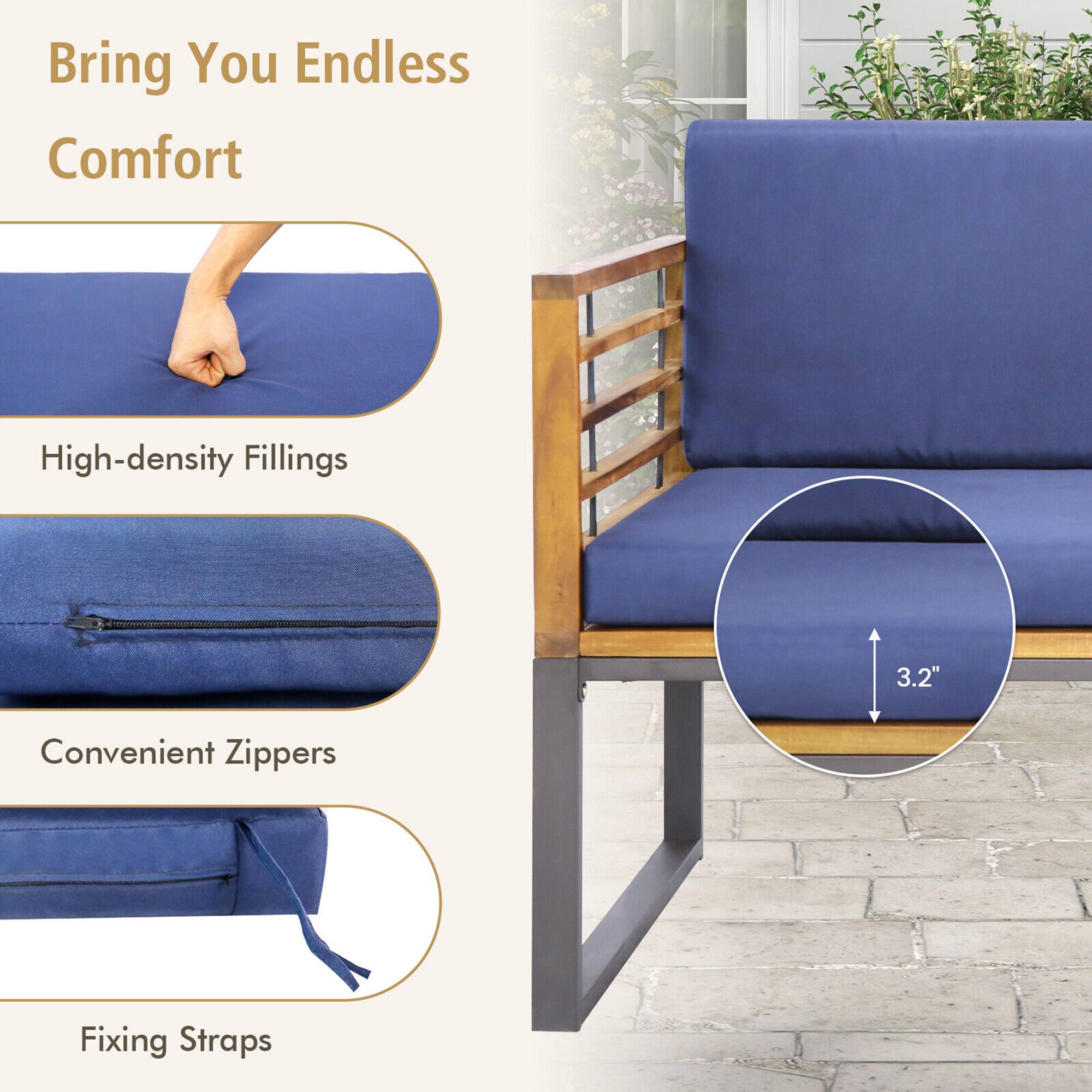 Bring You Endless Comfort, High-density Fillings, Convenient Zippers, Fixing Straps