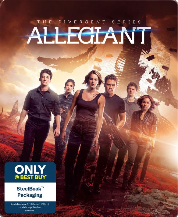  The Divergent Series: Allegiant [Includes Digital Copy] [Blu-ray] [SteelBook] [Only @ Best Buy] [2016]