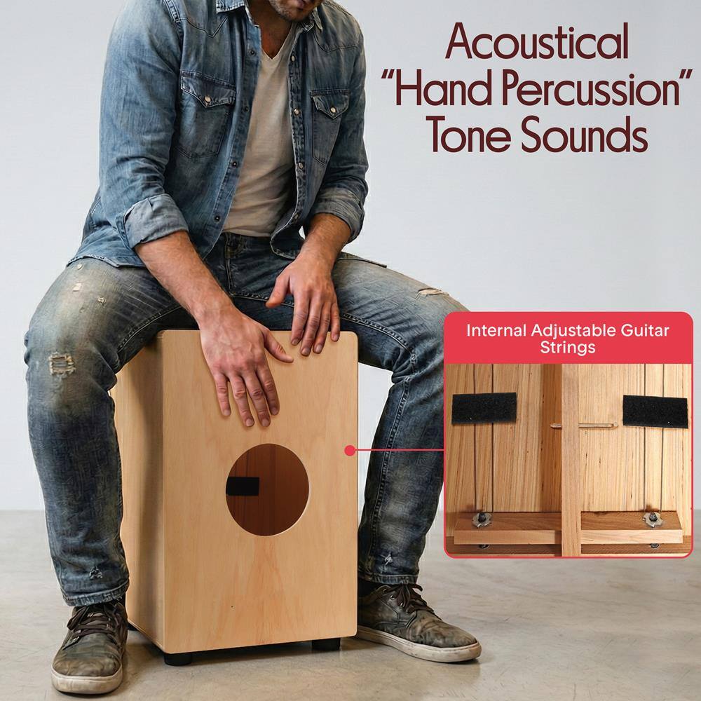 Acoustical "Hand Percussion" Tone Sounds

Internal Adjustable Guitar Strings